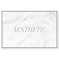 The Oliver Gal Artist Co. Typography Wall Art Canvas Prints Beauty Quotes and Sayings Aesthetic Marble Home Décor, 15