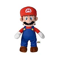 Smoby 109231013 Plush, 50 cm Super XL Mario 50CM Soft Toy, Multi