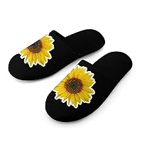 Sunflower Men's Cotton Slippers Casual House Shoes Warm Closed Toe Slippers Cozy Bedroom Slippers