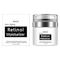 Anti-Aging Face Cream with Retinol & Hyaluronic Acid - Firming Facial Moisturizer for Wrinkles, Dark Spots, Fine Lines & Sun Damage - Premium Neck & Face Cream - 1.7 Fl Oz Hydrating Skin Moisturizer