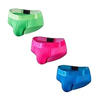 JOCKMAIL 3PCS/Pack Men Underwear Briefs Athletic Underwear Briefs Mens Breathable Briefs for Sport Gym
