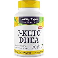7-KETO, 100 mg - DHEA 100 mg Keto Supplement - Supports Hormone Balance, Metabolism, and Weight Management - Gluten-Free Supplement - 120 Veggie Capsules