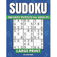 Sudoku for Adults: 300 Easy Puzzles in Large Print