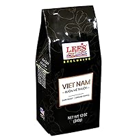 1 Pack - Lee's Coffee Ground Coffee Exclusive Vietnam Buon Me Thuot Delight - 12 Oz per Bag