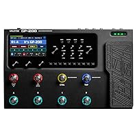 VALETON GP-200 Multi-Effects Guitar/Bass Pedal with Expression, FX Loop, MIDI, Amp Modeling, IR Cab Simulation, Stereo, USB Interface