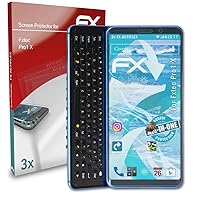 Screen Protector compatible with Fxtec Pro1 X Protector Film, ultra clear and flexible FX Screen Protection Film (3X)