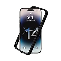 RhinoShield Bumper Case Compatible with [iPhone 14 Pro] | CrashGuard NX - Shock Absorbent Slim Design Protective Cover 3.5M / 11ft Drop Protection - Black