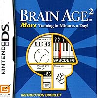 Brain Age 2 DS Instruction Booklet (Nintendo DS Manual ONLY - NO GAME) Pamphlet - NO GAME INCLUDED