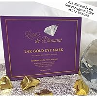 24K Gold Collagen Eye Mask | Anti-Aging | Best Eye Mask | Minimizes Dark Circles, Puffiness, Crows Feet, Fine Lines, Wrinkles | Hydrating | Anti-wrinkle | 15 Pairs Luxury Spa Mask