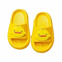 Kids Toddler Boys Girls Cloud Slide Cartoon Dinosaur Shower Slippers Soft Thick Soled Non Slip Quick Drying Shoes