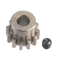 Robinson Racing 1212 Extra Hard High Carbon Steel Motor Pinion Gear, 5Mm Bore, 1.0 Mod Pitch, 12 Tooth
