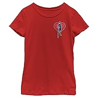 Fifth Sun Girl's Black Widow Heart T-Shirt
