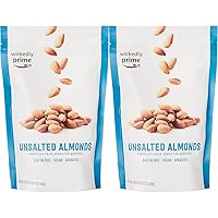 Wickedly Prime Sprouted Almonds, Unsalted, 18 Ounce (Pack of 2)