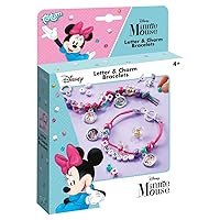Minnie Mouse Charm Bracelet Kit, Pink, Medium