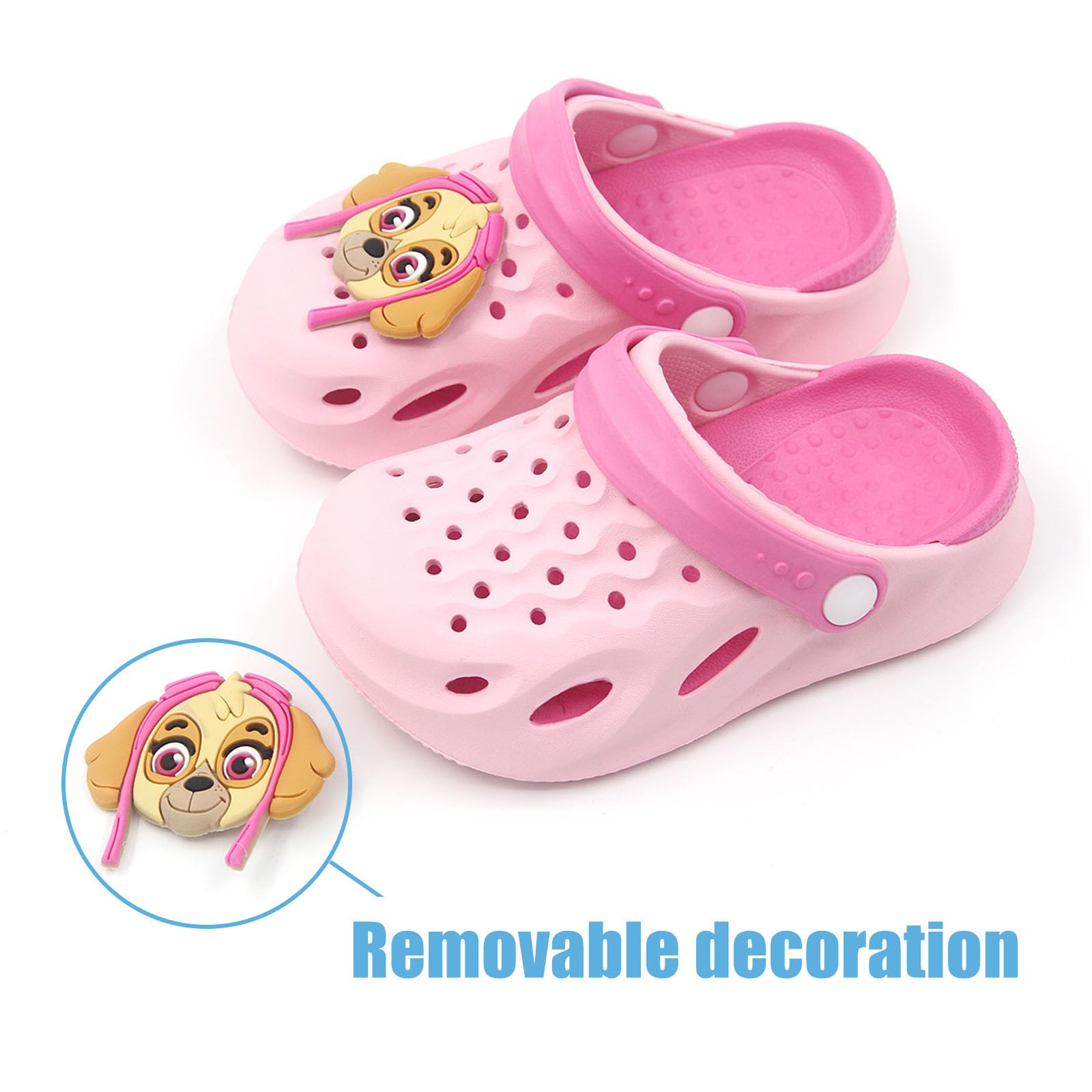 Yesfrog Kids Clogs Cute Garden Shoes Beach Non-Slip Slippers Indoor Outdoor Pool Shower for Boys Girls