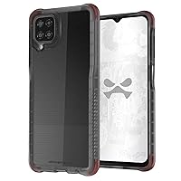 Ghostek COVERT Samsung A12 Case with Clear Slim Fit Design and Anti-Slip Grip Bumper Premium Shockproof Protection Thin Protective Phone Covers Designed for 2021 Samsung Galaxy A 12 (6.5 Inch) (Smoke)