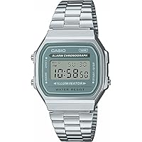 Casio Watch A168WA-3AYES, silver, A168WA-3AYES