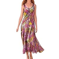 Beach Dresses for Women Fashion Maxi Dresses for Women Summer Sleeveless Boho Sundress Casual U Neck Long