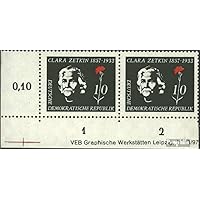DDR 592DV with Publication info (Complete.Issue.) fine Used/Cancelled 1957 Clara Zetkin (Stamps for Collectors)