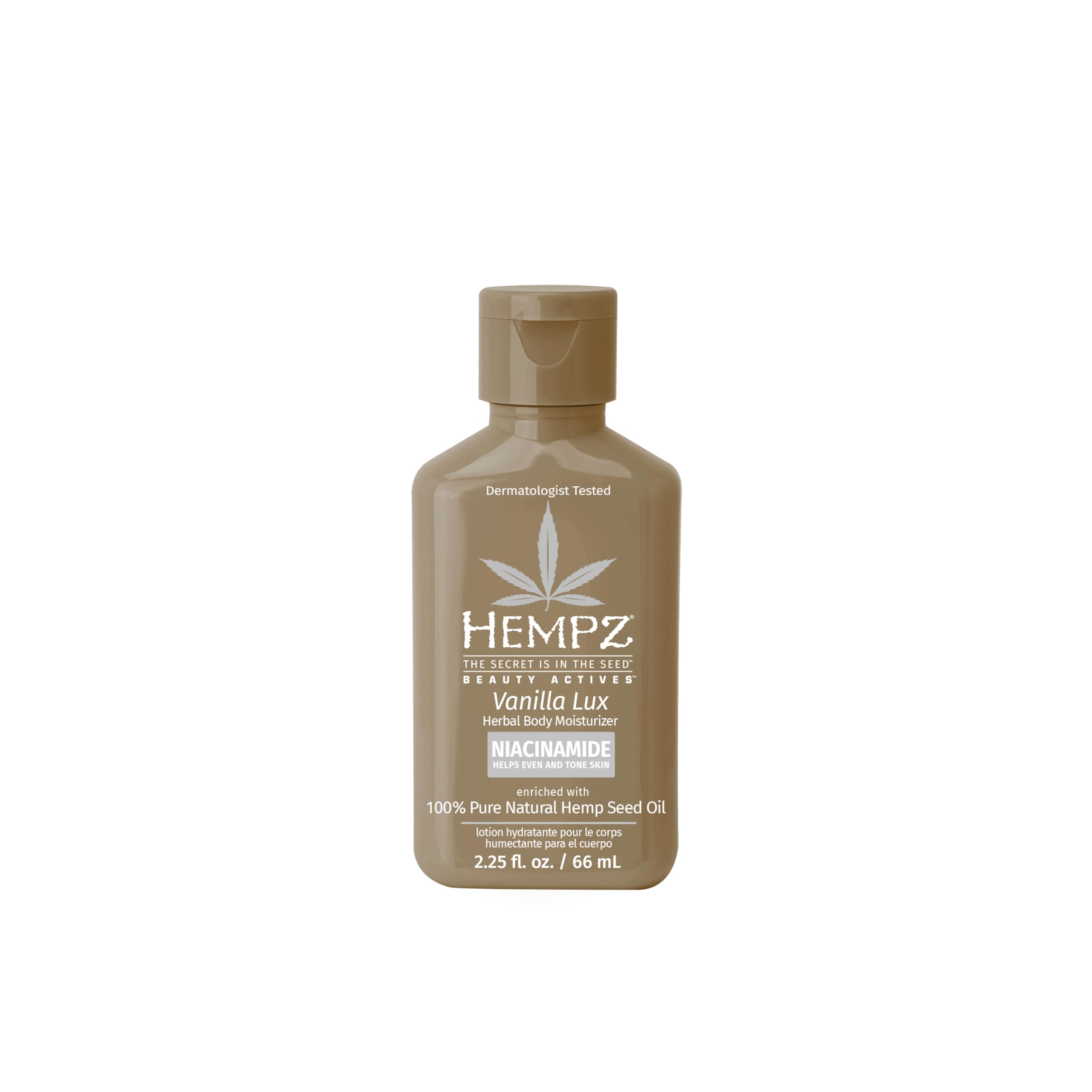 HEMPZ Mini Vanilla Lux Herbal Body Moisturizer 2.25 oz.