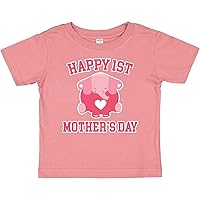 inktastic Happy 1st Mother's Day with Cute Elephant Baby T-Shirt