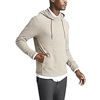 Kenneth Cole Mens Pullover Knit Hoodie Sweater Small Light Brown