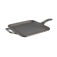 Lodge BOLD 12 Inch Seasoned Cast Iron Grill Pan; Design-Forward Cookware