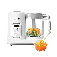 Baby Food Maker | Baby food Processor | All-in-One Baby Food Puree Blender Steamer Grinder Mills Machine Auto Cooking & Grinding with Self Cleans Touch Screen LCD Display, BPA Free