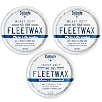 No. 885 Fleetwax Paste Wax, 12 Fl Oz - 3 Pack