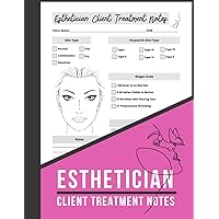 Esthetician Client Treatment Notes: Post-Facial Client Skin Care Notes for Estheticians to Document Fitzpatrick Scale, Post-Facial Treatment Notes, Glogau Scale