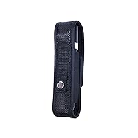 Hunting Flashlight Pouch Case Utility Belt Bag Portable Torch Pouch Cover Belt Waist Pack Flashlight Carry Case Tactically Flashlight Pouch Protective Case Nylon Flashlight Cover Camping Flashlight