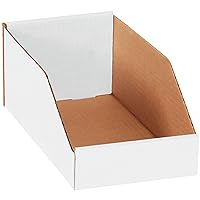 Top Pack Supply Open Top Bin Boxes, 6