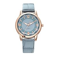 Wrist Watch for Women, Fashion Style Quartz Analog Women's Watch with Leather Strap