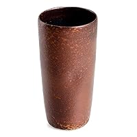 CtoC Japan Ekubo Beer Cup (Copper), Multi, φ2.8 x 5.5 inches (7.1 x 14 cm), 11.8 fl oz (350 cc), Moonlight Pottery Kiln Arita
