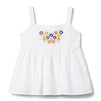 Janie and Jack Girls' Embroidered Blouse (Toddler/Little Big Kids)