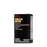 Mega Men Multivitamin | Antioxidants, Heart Health, and Immune Support | 90 Count