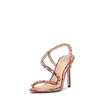 Jessica Simpson Women's JAYCIN Heeled Sandal, Pink Red Combo, 11