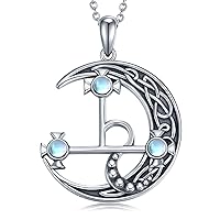 Peireara Lilith/Pentagram/Witches Necklace for Women 925 Sterling Silver Pagan Pendant Necklace Pagan Wiccan Magic Mythology Amulet Jewelry Gift for Women