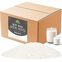 Soy Wax, Waxcanpy Natural Candle Wax, Organic Soy Wax for Candle Making from Farm, No Additives, Harmless and Pure (10lb)