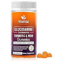 VVNATURALS Sugar-Free Extra Strength 3000mg Glucosamine Chondroitin Turmeric MSM Boswellia |for Relieving Occasional Joint Discomfort & Mobility, Flexibility Support for Hands & Knees for Adult| 60 ct