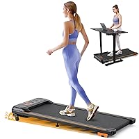 Walking Pad with Incline, Under Desk Treadmill, Portable Treadmills for Home/Office, 2.5HP Walking Jogging Running Machine with LED Display, Remote Control/App Control