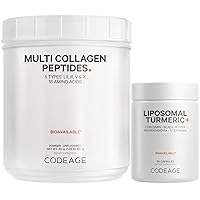 Joint & Immune Support Duo: Collagen Peptides Powder and Turmeric