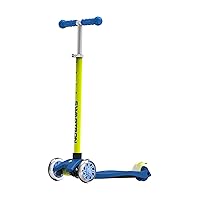 SWAGTRON K5 3-Wheel Kids Scooter with Light-Up Wheels | Quick Assembly | ASTM-Certified | Height-Adjustable for Boys or Girls Ages 3+