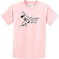 Steamboat Willie Classic Never Goes Out of Style Kids T-Shirt