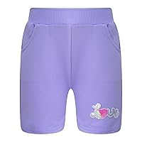 FEESHOW Kids Girls Summer Casual Athletic Shorts Boys Elastic Waistband Trunks Holiday Beach Sportwear Homewear