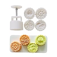 125g Stamps Carp Moulds Green Bean Cake Pastry Molds Cutters Pastry Decoration Tools Plastic Molds
