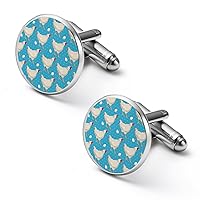 Hen ANG Egg Men's Cufflinks Cuff Links Jewelry Or Accessories for Shirts Business Wedding Gift Ideas for Mens