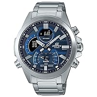 Casio Watch ECB-30D-2AEF, silver, Bracelet