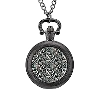 Sea Monsters Pocket Watches for Men with Chain Digital Vintage Mechanical Pocket Watch