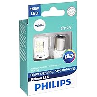 Philips Automotive Lighting 1156WLED Ultinon LED (White), 2 Pack